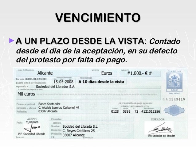 Letra de cambio