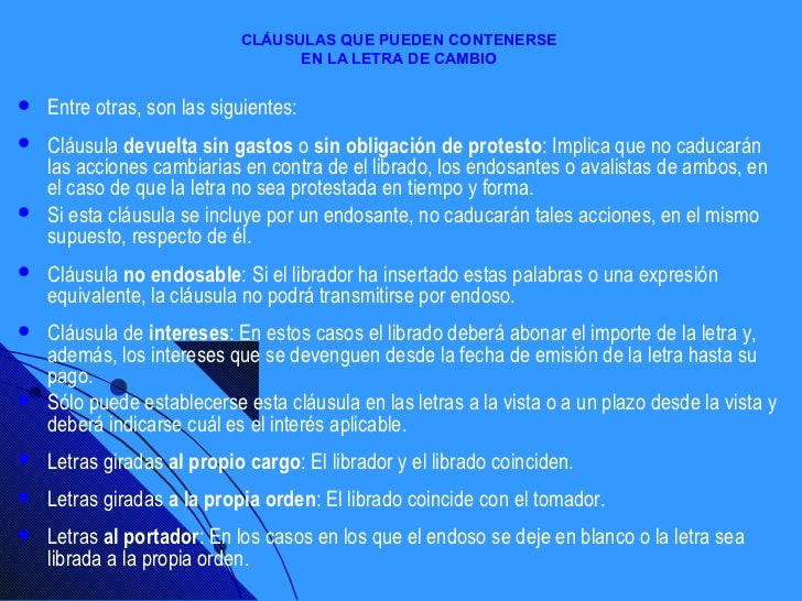 Clausula no endosable