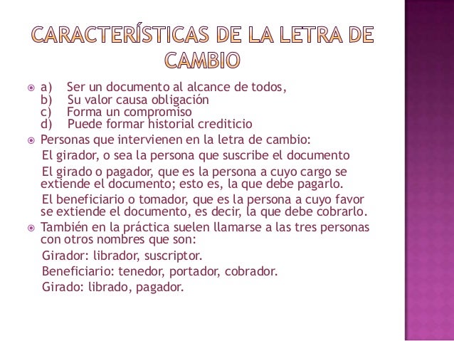 Letra de cambio y pagaré (1)