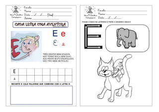 Letra e
