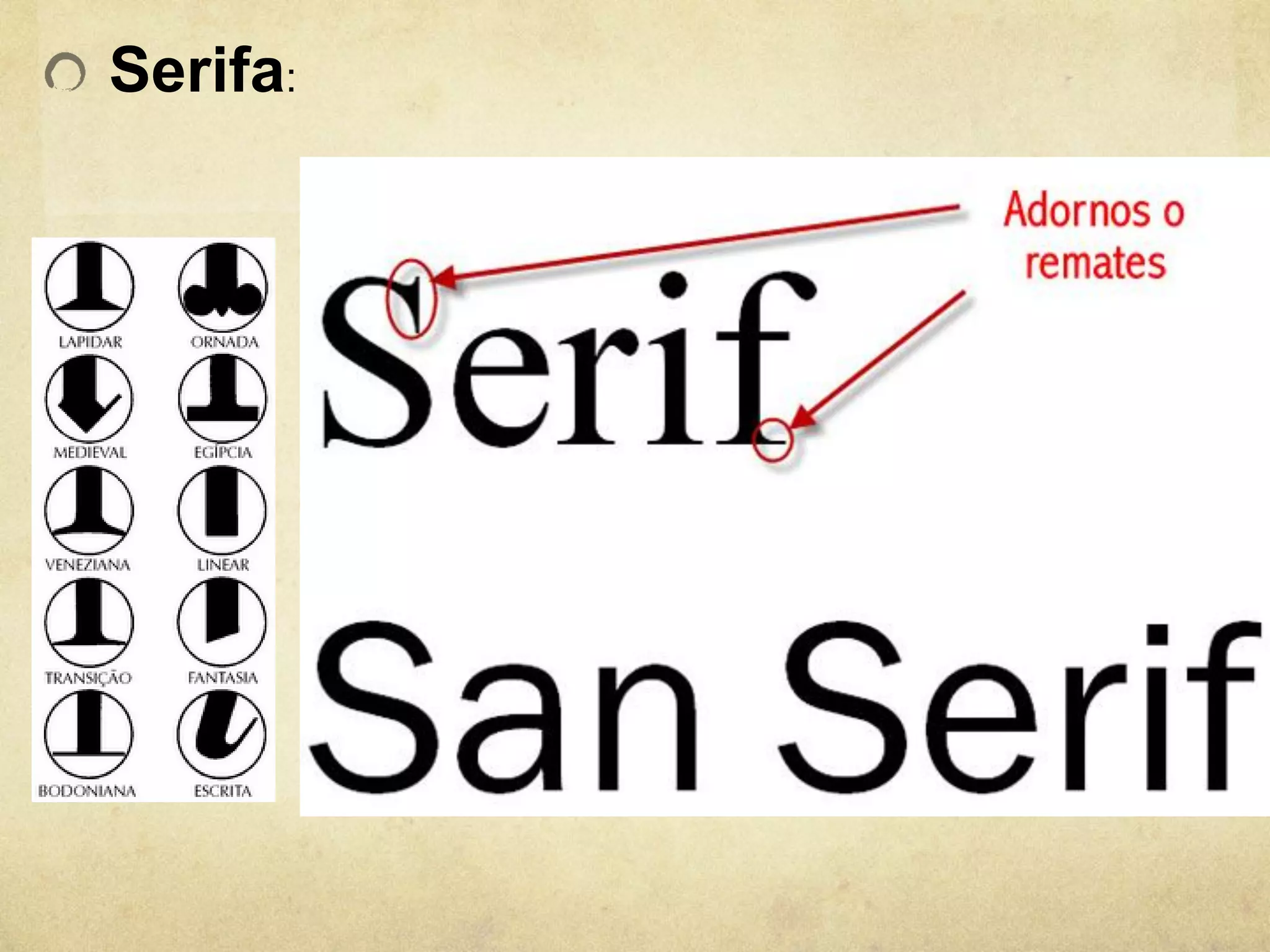 Serifa:
 