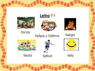 Letra f diapo