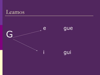 Leamos
G
e
i
gue
gui
 