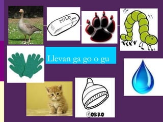 Llevan ga go o gu
 