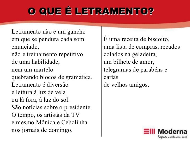 Português Um Ensino Para o Letramento