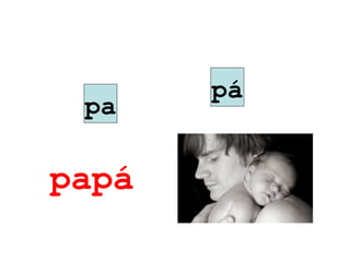 pá
 pa

papá
 