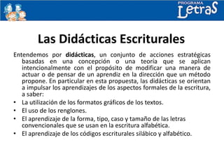 Programa Letras Programa Letras | PPTX