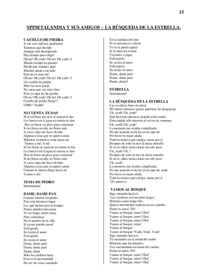 Letras Completas Luis Alberto Spinetta