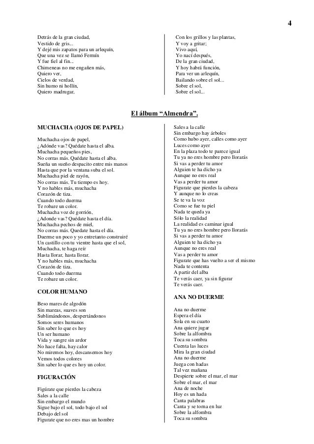 Letras Completas Luis Alberto Spinetta