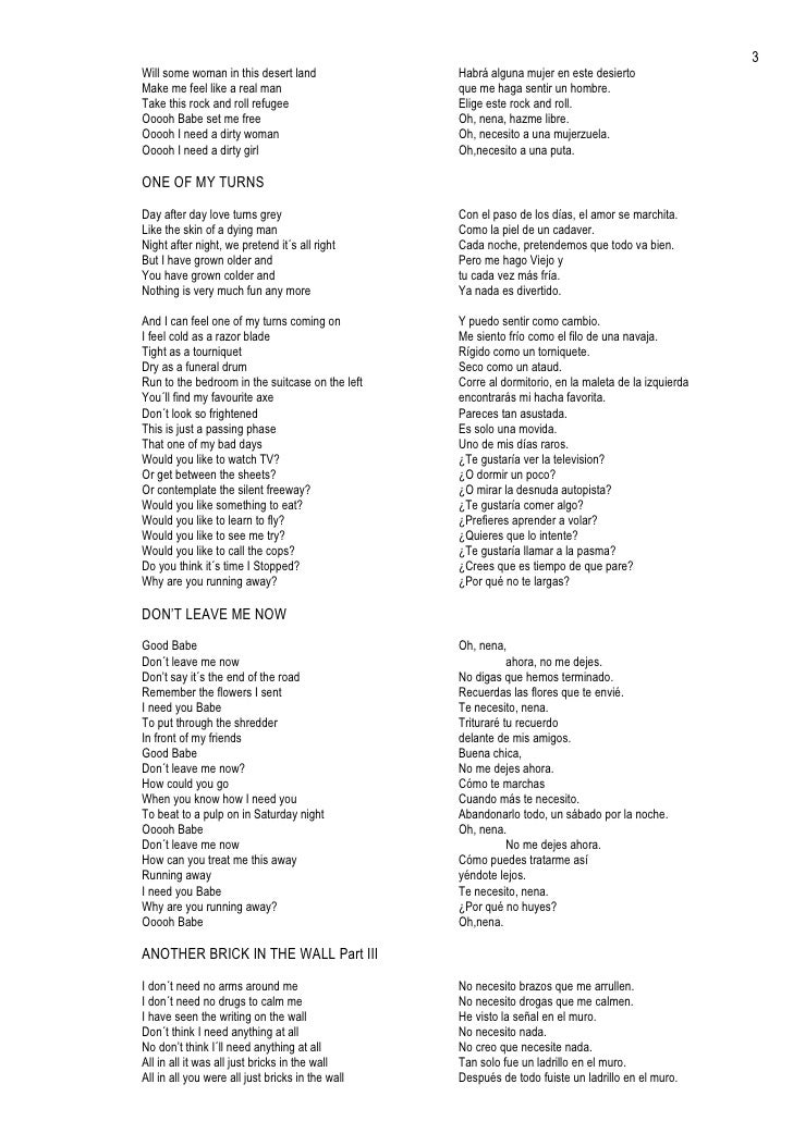 The Reason Is You Letra En Español
