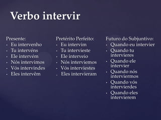 Letras verbos | PPTX