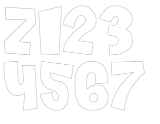 Letras abecedario moldes