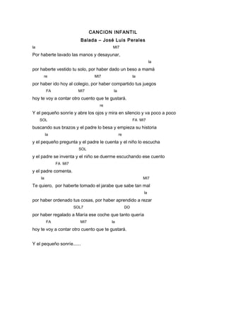 cancionero Letras b y c