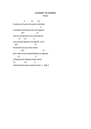 cancionero Letras b y c