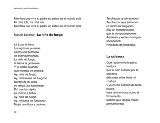 Letras de canciones