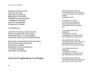 Letras de canciones