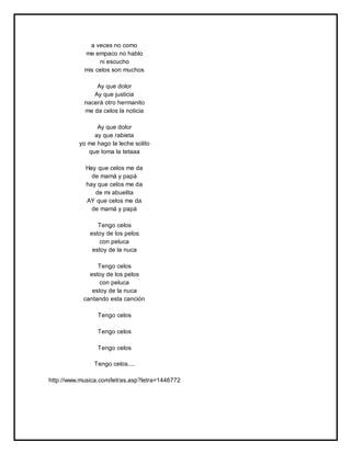 Trejo Letras Letras de canciones | DOCX