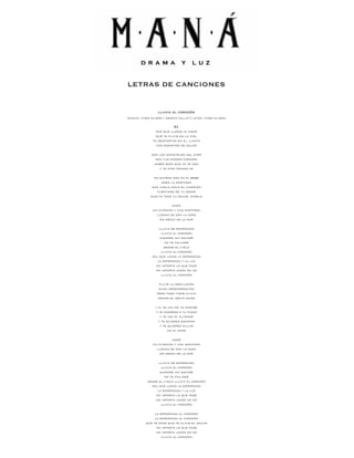 Letras de canciones | PDF