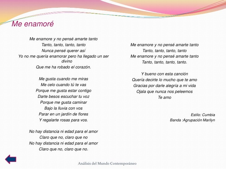 Letras De Canciones