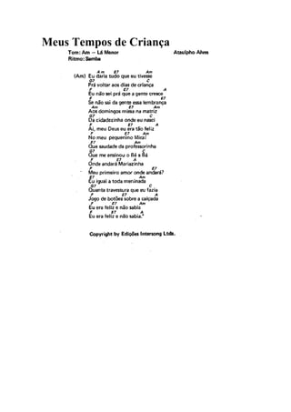 Meus Tempos de Criança
 