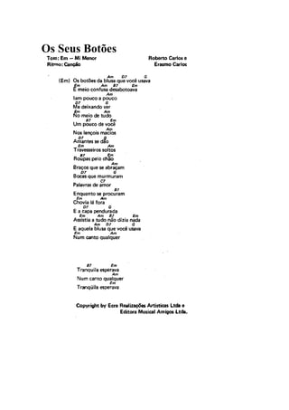 Os Seus Botões
 
