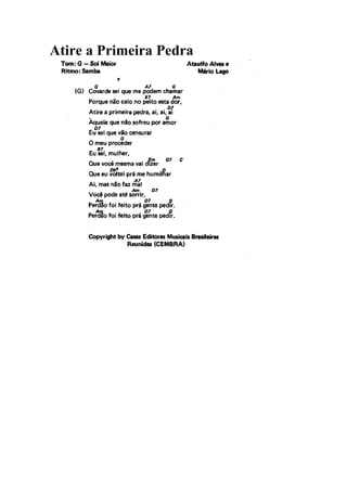 Atire a Primeira Pedra
 