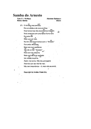 Samba do Arnesto
 