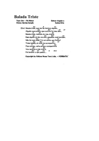Balada Triste
 