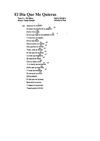 El Dia Que Me Quieras
 