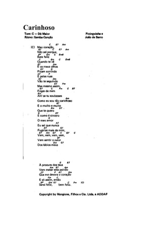 Carinhoso
 