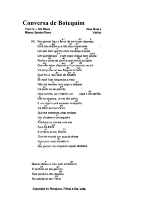 Conversa de Botequim
 