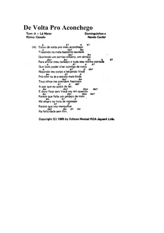 De Volta Pro Aconchego
 