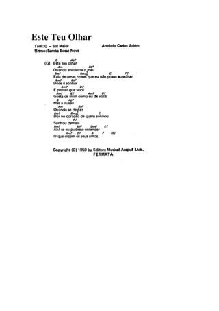 Este Teu Olhar
 