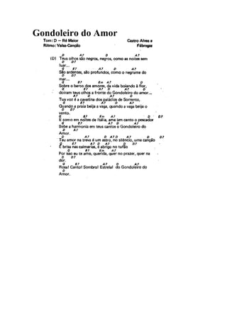 Gondoleiro do Amor
 