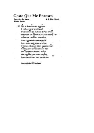 Gosto Que Me Enrosco
 