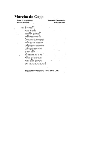 Marcha do Gago
 