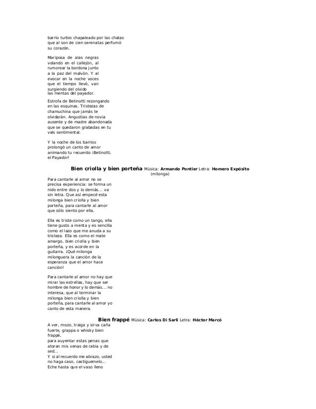 Letras De Tango1 1 A La letras de tango1 1 a la