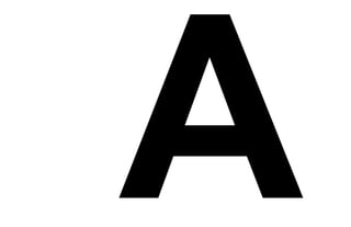 A
 