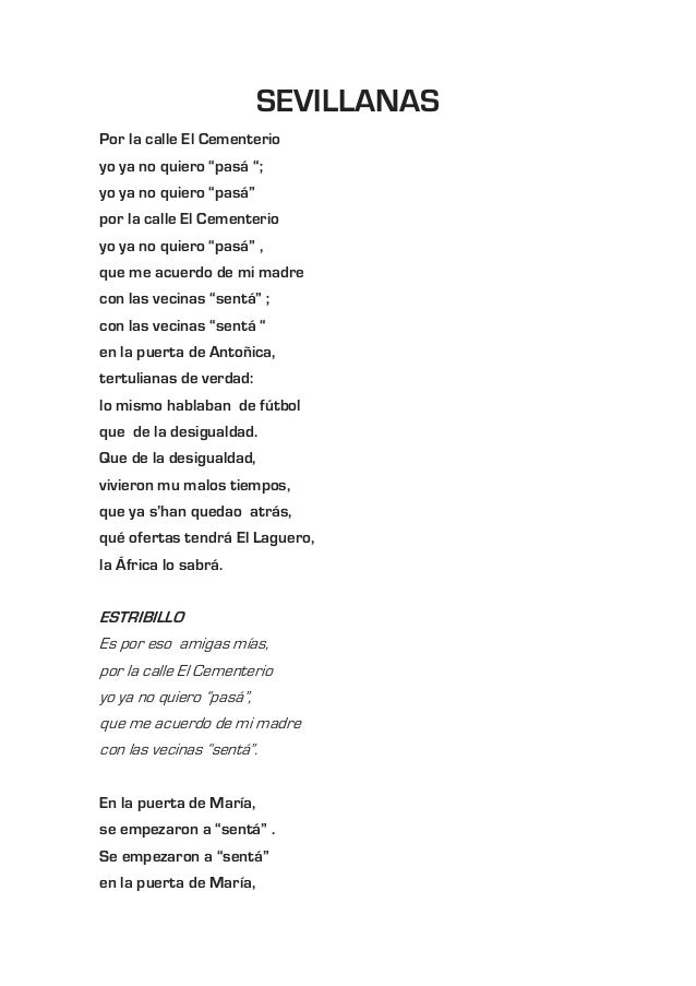 Letras flamencas