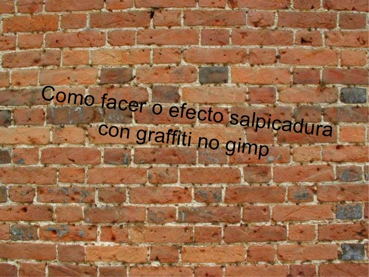 Como Facer Letras Graffiti No Gimp