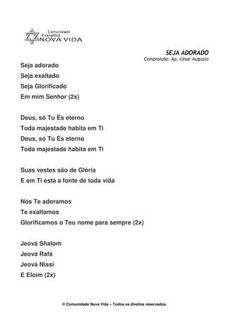 Musica Letra, PDF