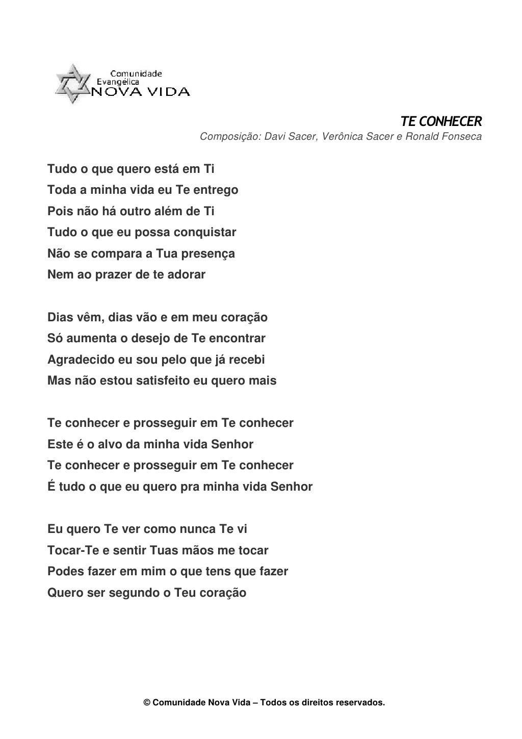 Letra Da Música Deixa Eu Me Apresentar