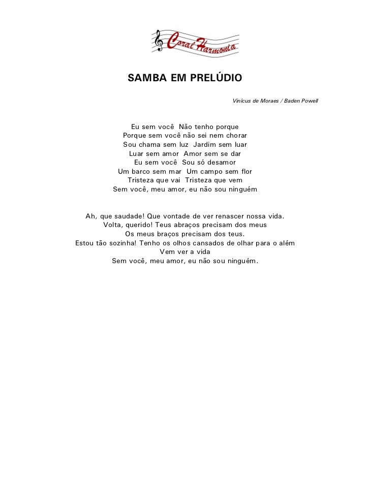 images Letra Da M?Sica Porque Eu Te Amo Eu N?O Sei letras musicas coral