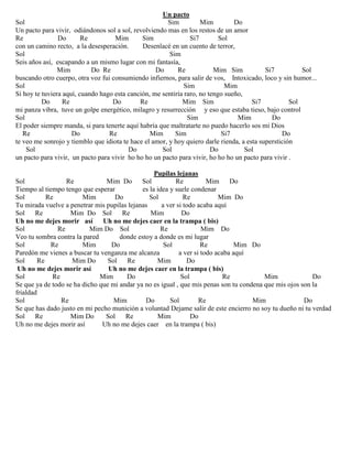 Letras y letras con acordes