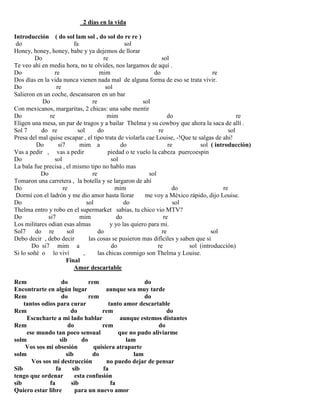 Letras y letras con acordes