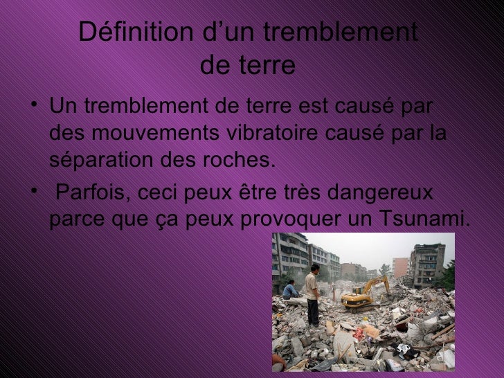Le tremblement de terre en alaska