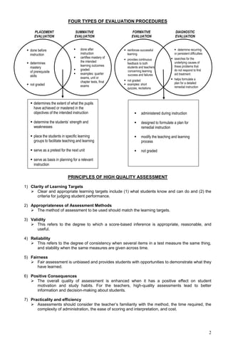 Example Let Rating Result Professional Education reviewer for PRC-LET or BLEPT Examination | PDF
