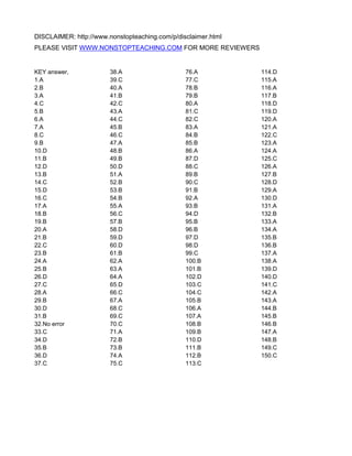 Let reviewer drill test answer keys | PDF