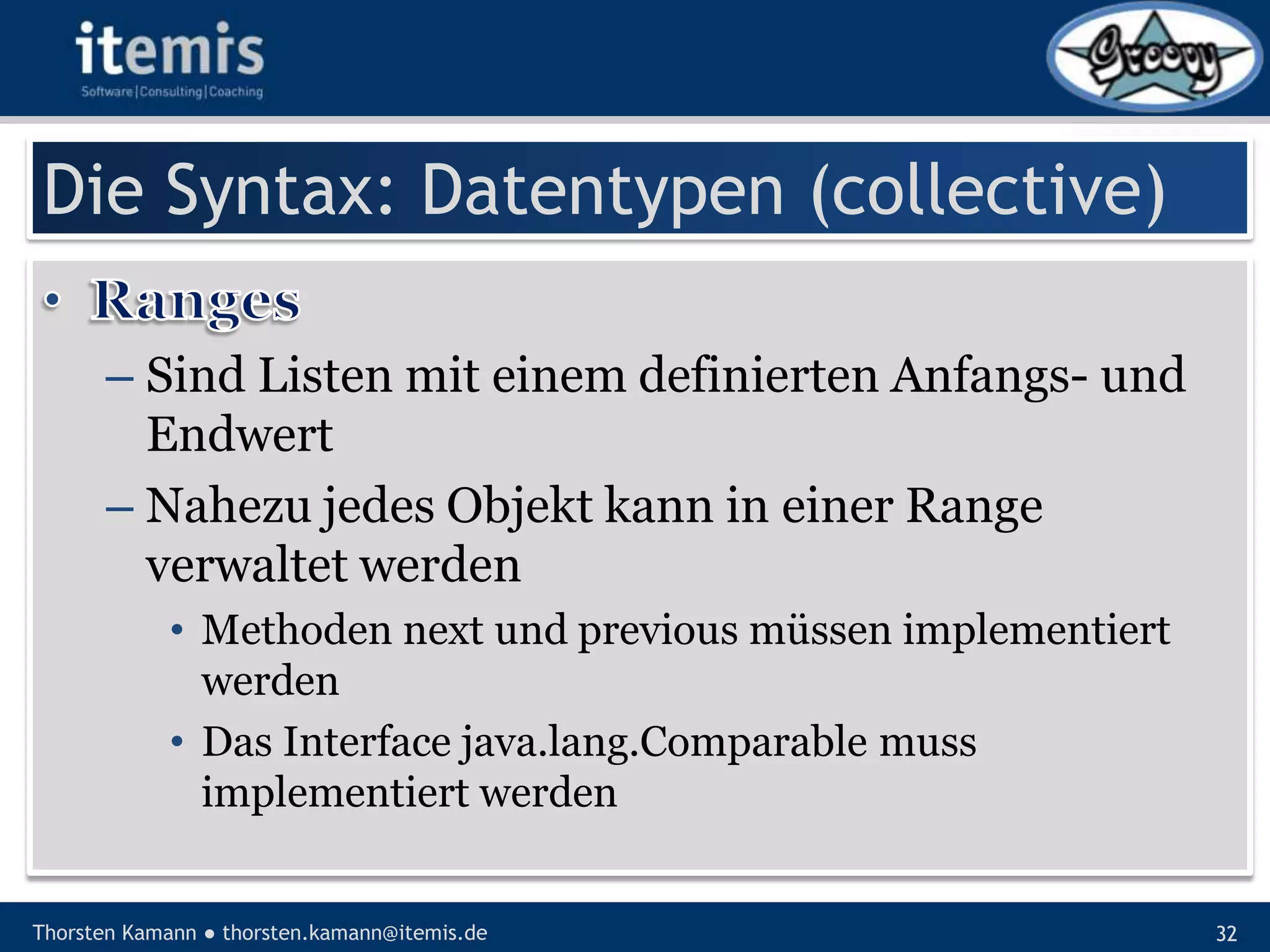 Let’s groove with Groovy