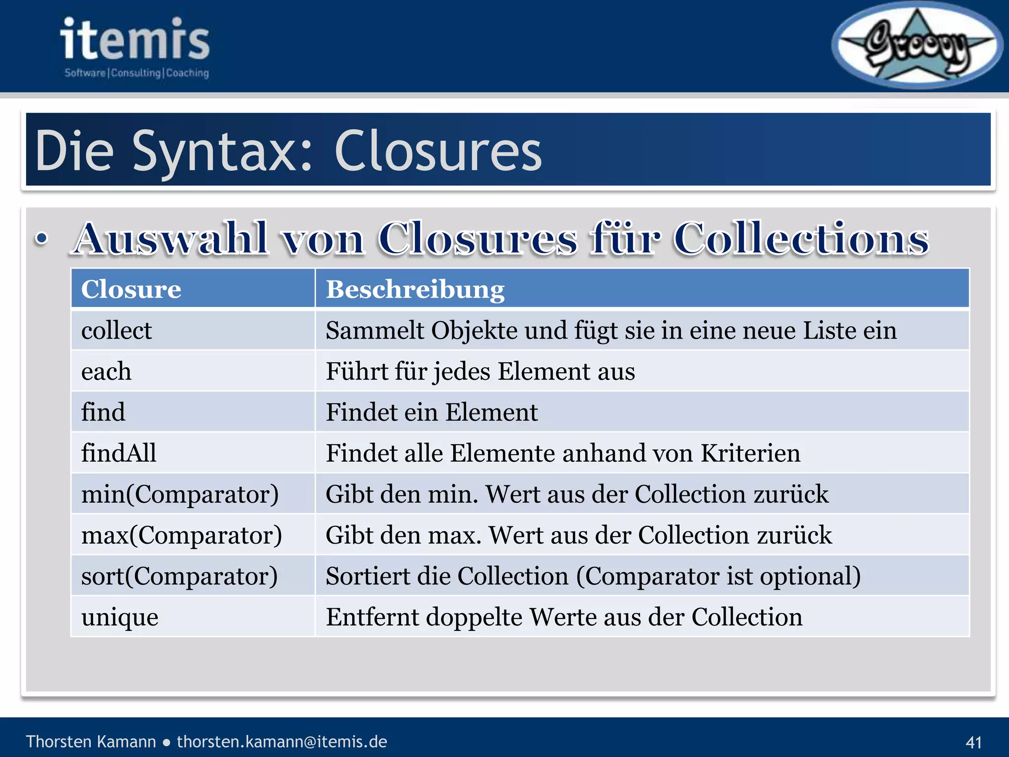 Let’s groove with Groovy